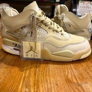JORDAN 4 OFF WHITE SAIL QUICK SHIPPING!